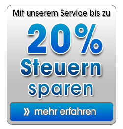 bis zu 20% steuern sparen - hier mehr erfahren